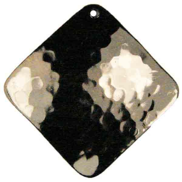 Gunmetal 21MM Hammered and Wavy Diamond