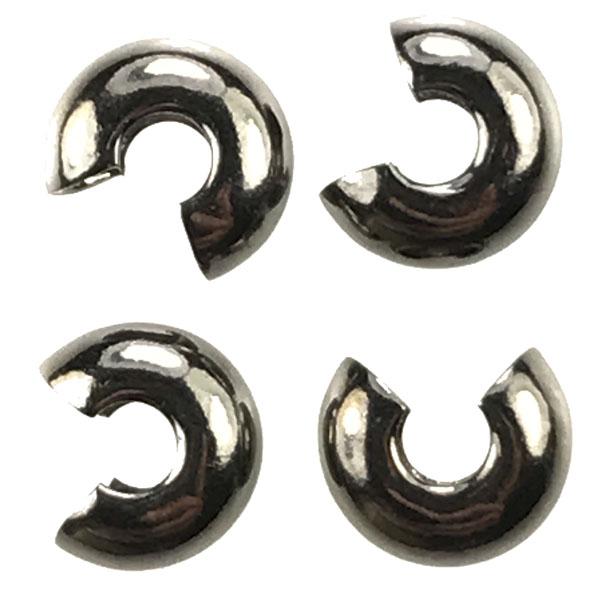 Gunmetal 4MM Crimp Cover