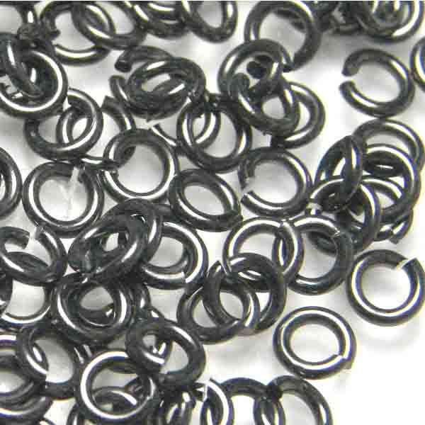 Gunmetal 4MM Open Jump Ring 20 Gauge