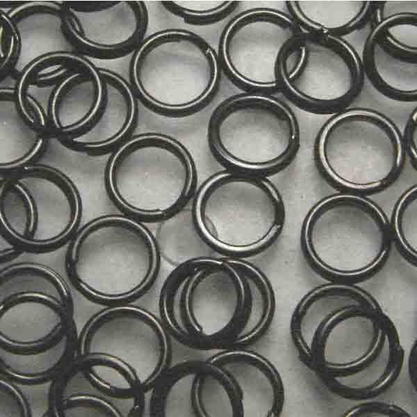 Gunmetal 6MM Split Ring