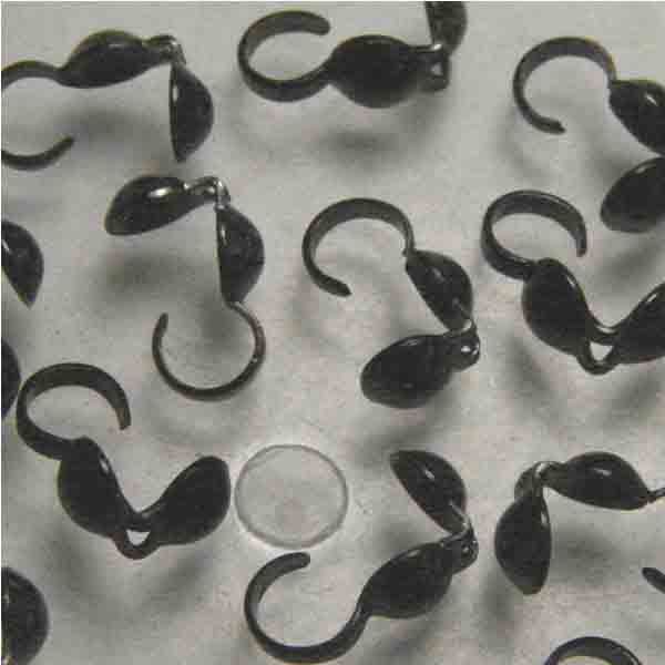 Gunmetal 4MM Cup Open Loop Knot Cover