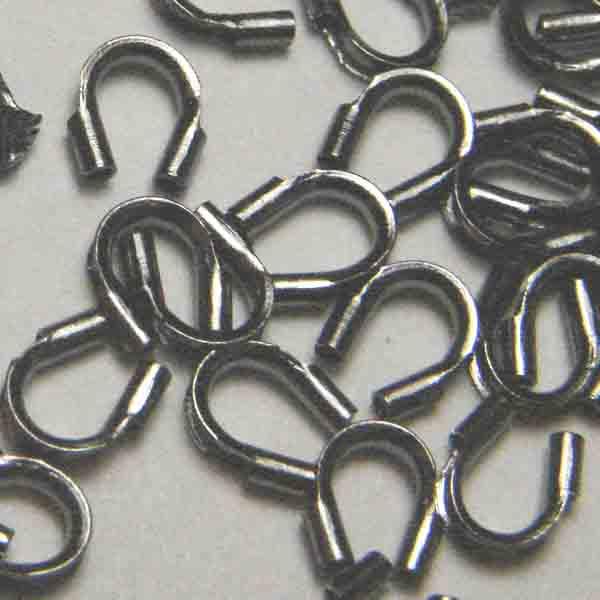 Gunmetal Jewelry Wire Guard 4.5X3MM