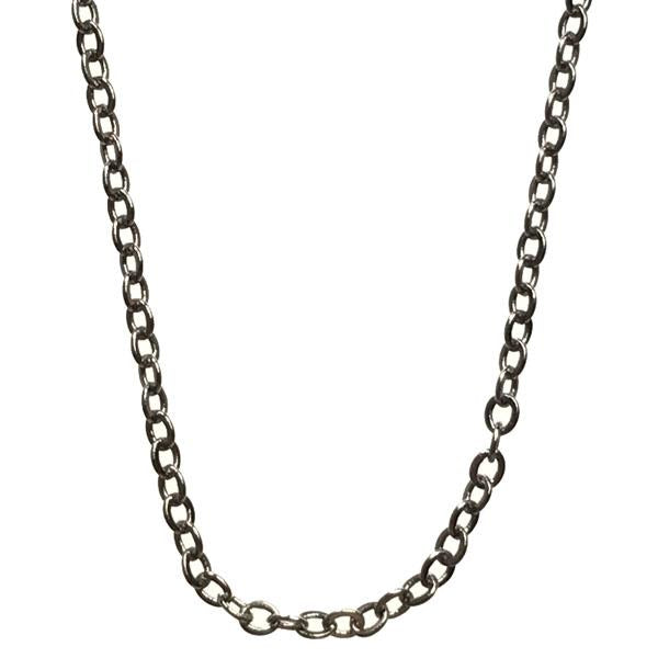 Gunmetal Plate 1.7MM Flat Oval Chain