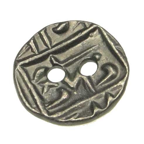 Gunmetal Plate 18MM Button