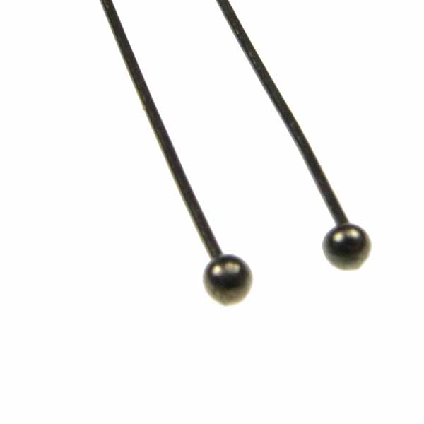 Gunmetal Plate 24 gauge 2inch 2MM Ballpin