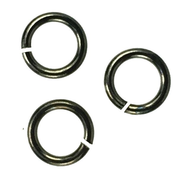 Gunmetal Plate 4.6MM 23 Gauge Round Jump Ring