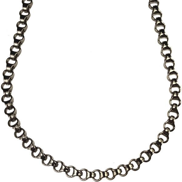Gunmetal Plate 4MM Box Style Rolo Chain