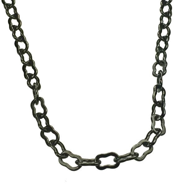 Gunmetal Plate 4x2MM Fancy Cable Chain