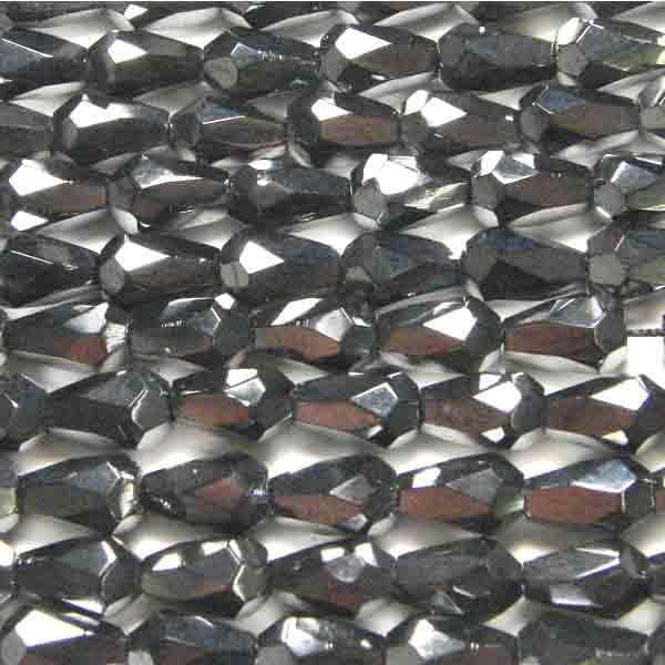 Hematite 7X5MM Fire Polish Tear