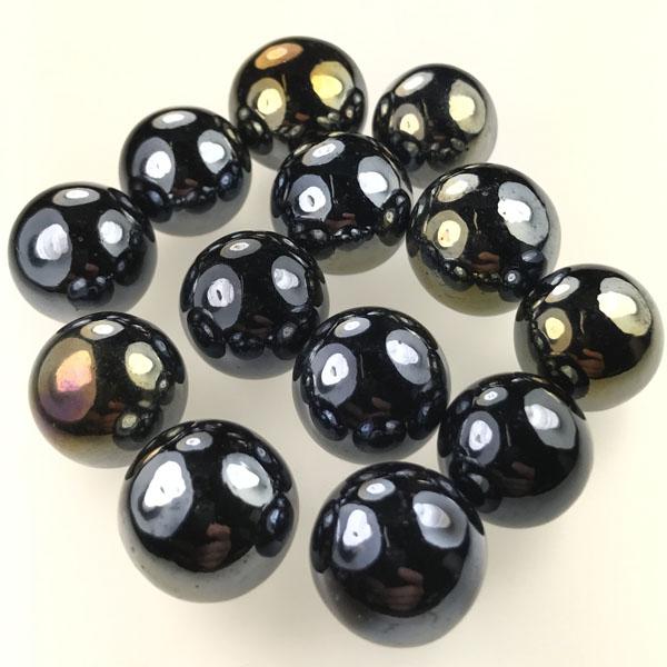 Hematite Scarabee 14MM No Hole Ball