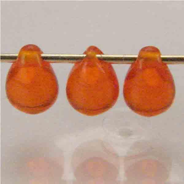 Hyacinth With Jonquil 2 Tone 6x4MM Tear Drop