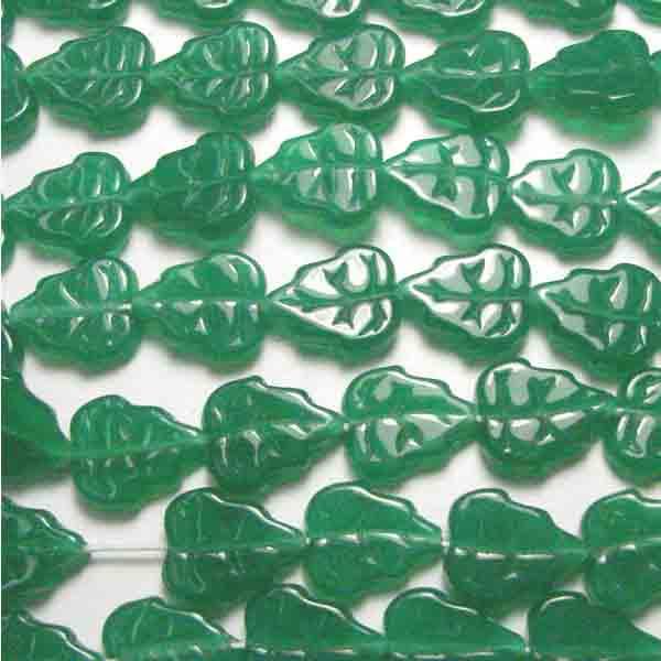 Jade Green 11x9MM Leaf