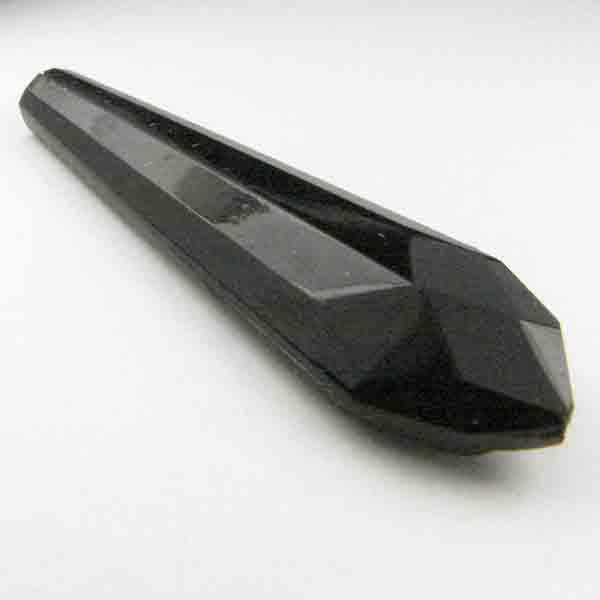 Jet 35X10 Faceted Half Drill Tear