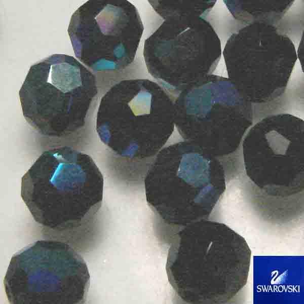 Jet Ab 6MM Cut Swarovski Ball