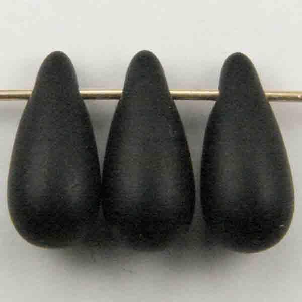 Jet Matte 12x6MM Tear