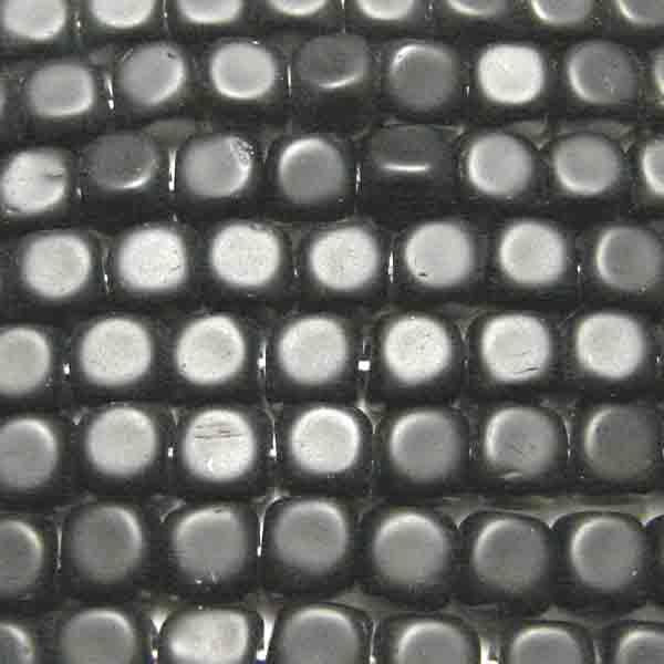 Jet Matte 6MM Rounded Edge Cube