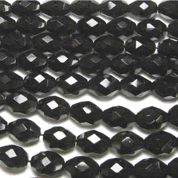 Jet Oval 12X9MM Fire Polish Oval