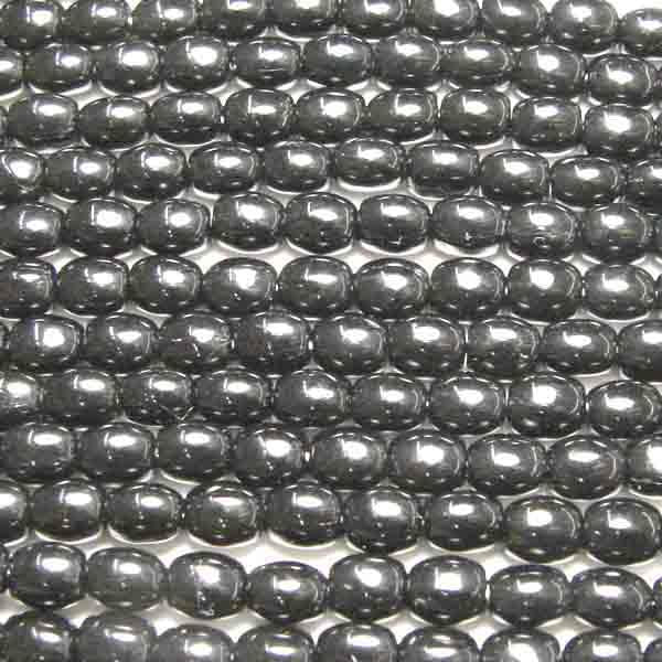 Jet Oval 5x4MM Smooth Oval