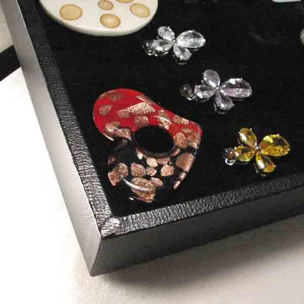 Jewelry Tray 1.5 Inch Deep Black