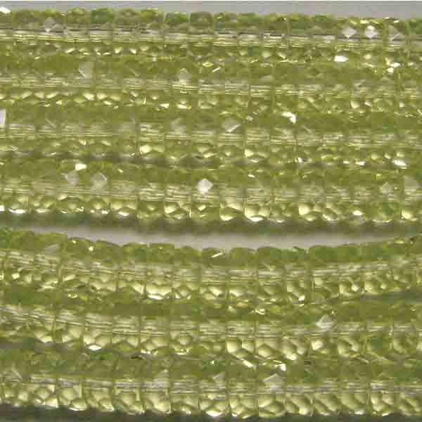 Jonquil 6MM Disc Rondelle With Fire Polish Edge