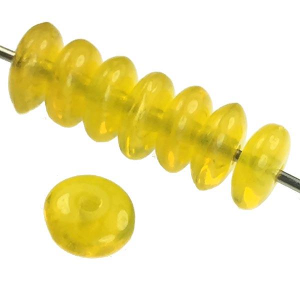 Jonquil Opal 6x3MM Belly Rondelle