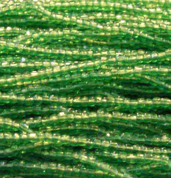 Kelly Green 12/0 3 Cut Seed Bead