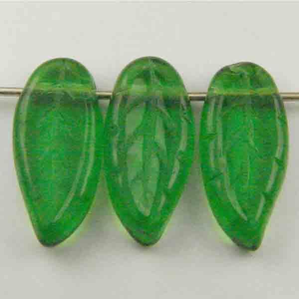 Kelly Green 16X7MM Long Leaf