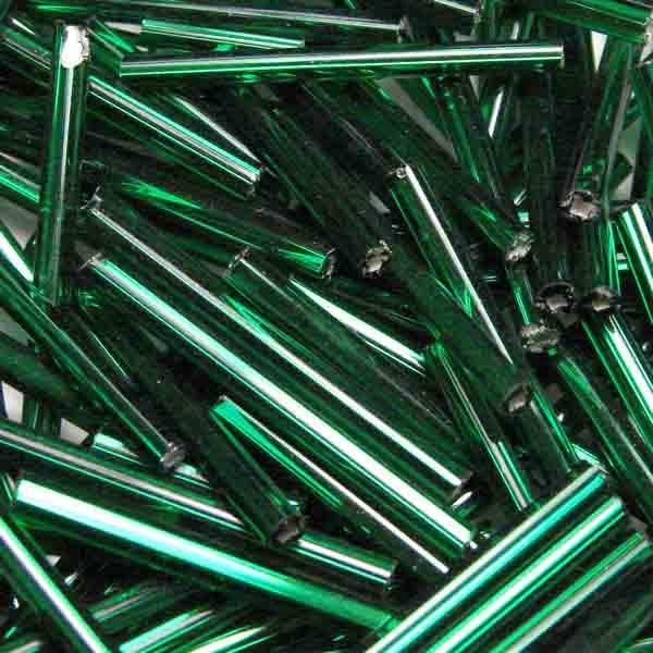 Kelly Green Silver Lined 25MM Bugle