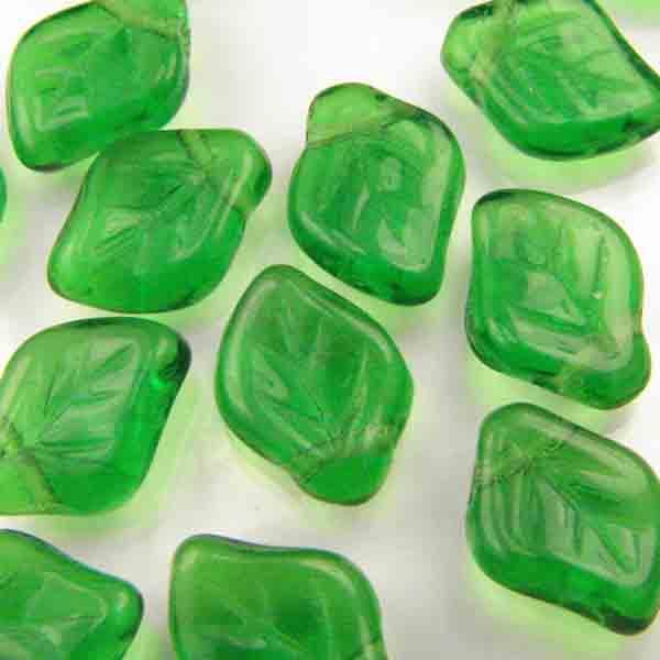 Kelly Green (Smaragd) 12X8MM Leaf