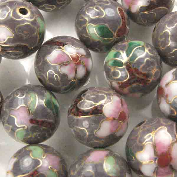 Lavender 10MM Cloisonne Ball