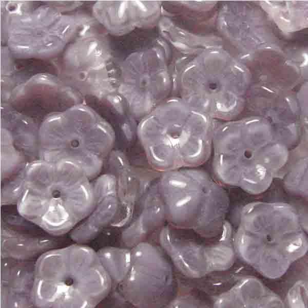 Lavender 9X4MM 3-D Flower Blossom