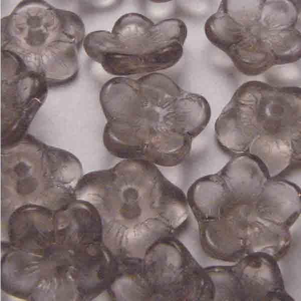 Light Amethyst 12MM Flower Blossom