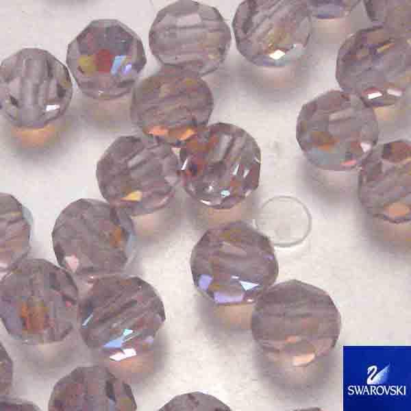 Light Amethyst Ab 6MM Cut Swarovski Ball