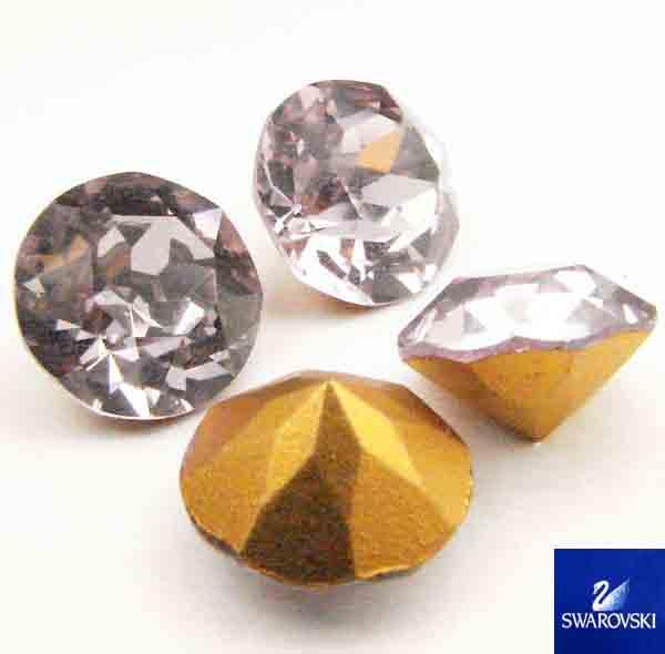 Light Amethyst SS 48 (11MM) Vintage Swarovski Pointback Rhinestone