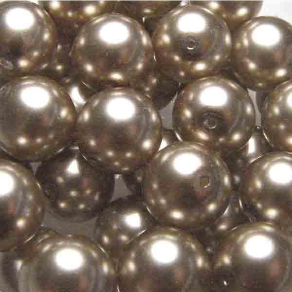 Light Brown 4MM Pearl Ball