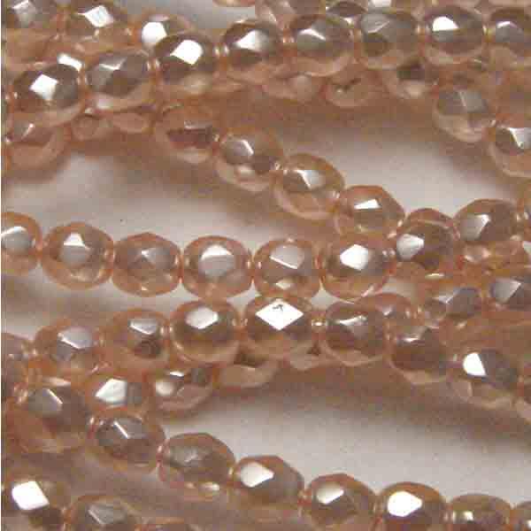 Light Pink Pearl 4MM Fire Polish Ball