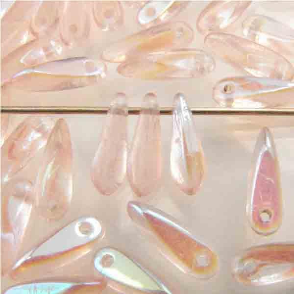 Light Rose AB 10x3MM Dagger