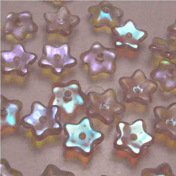 Light Rose AB 3x7MM Flower