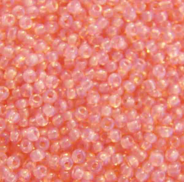 Light Rose Opal Seed Bead 14/0