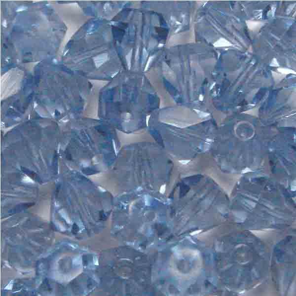 Light Sapphire 8x7MM Fire Polish Bell