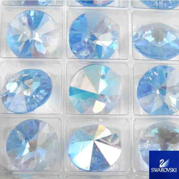 Light Sapphire Ab 10MM Machine Cut