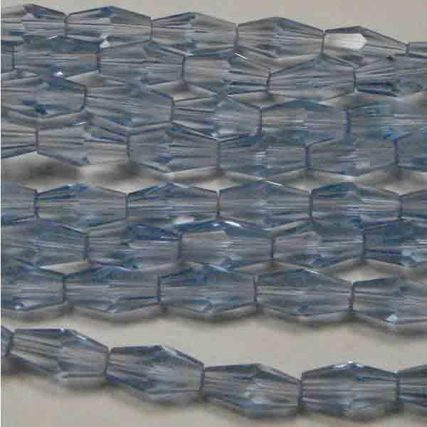 Light Sapphire Cut 8x4MM Bicone