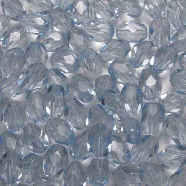 Light Sapphire Oval 7X5MM Fire Polish Oval