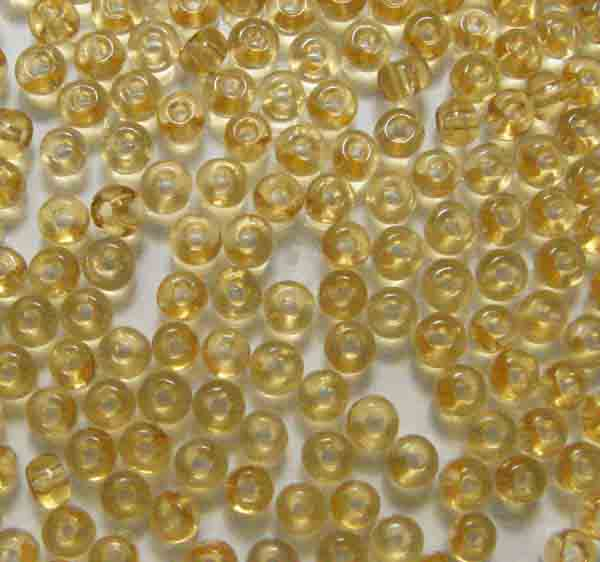 Light Topaz 6/0 Seed Bead