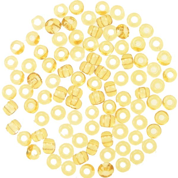 Light Topaz 8/0 Seed Bead