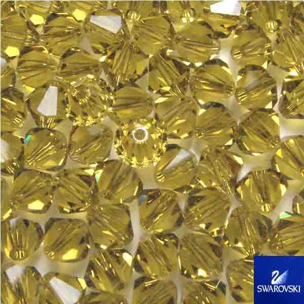 Lime 6MM Swarovski Bicone
