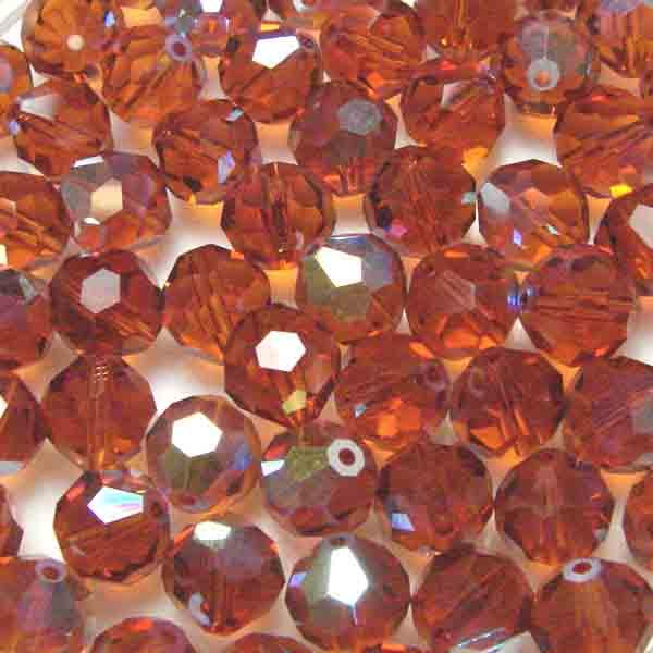 Mad Topaz Ab 8MM Cut Swarovski Ball