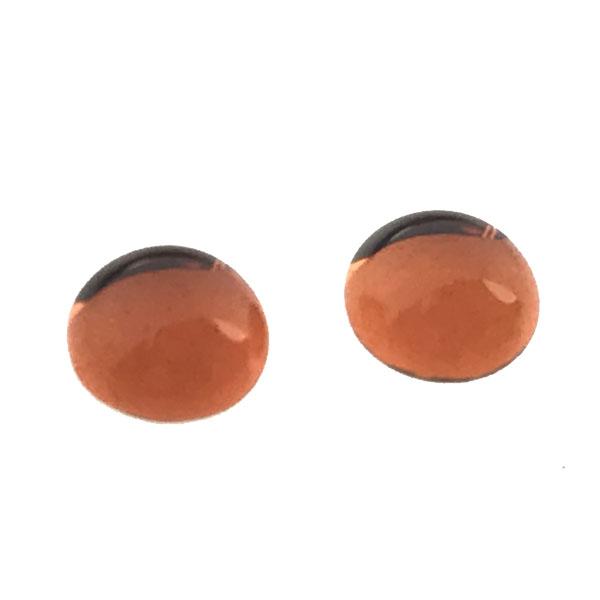 Madiera Topaz 5MM Foil Back Cabachon