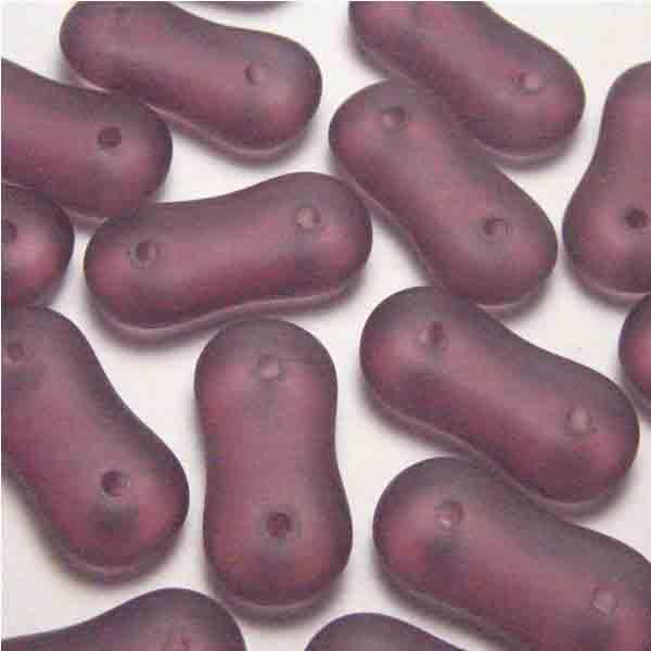 Matte Amethyst 16MM 2 Hole Spacer