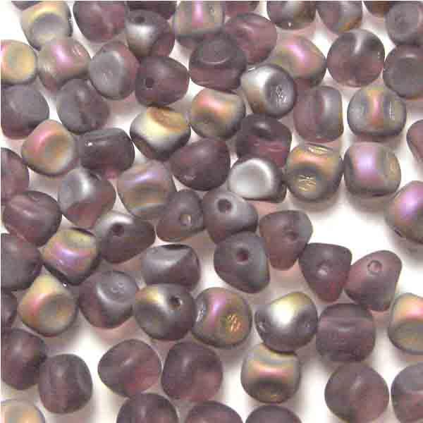 Matte Amethyst Vitrail 5MM Pinched Ball